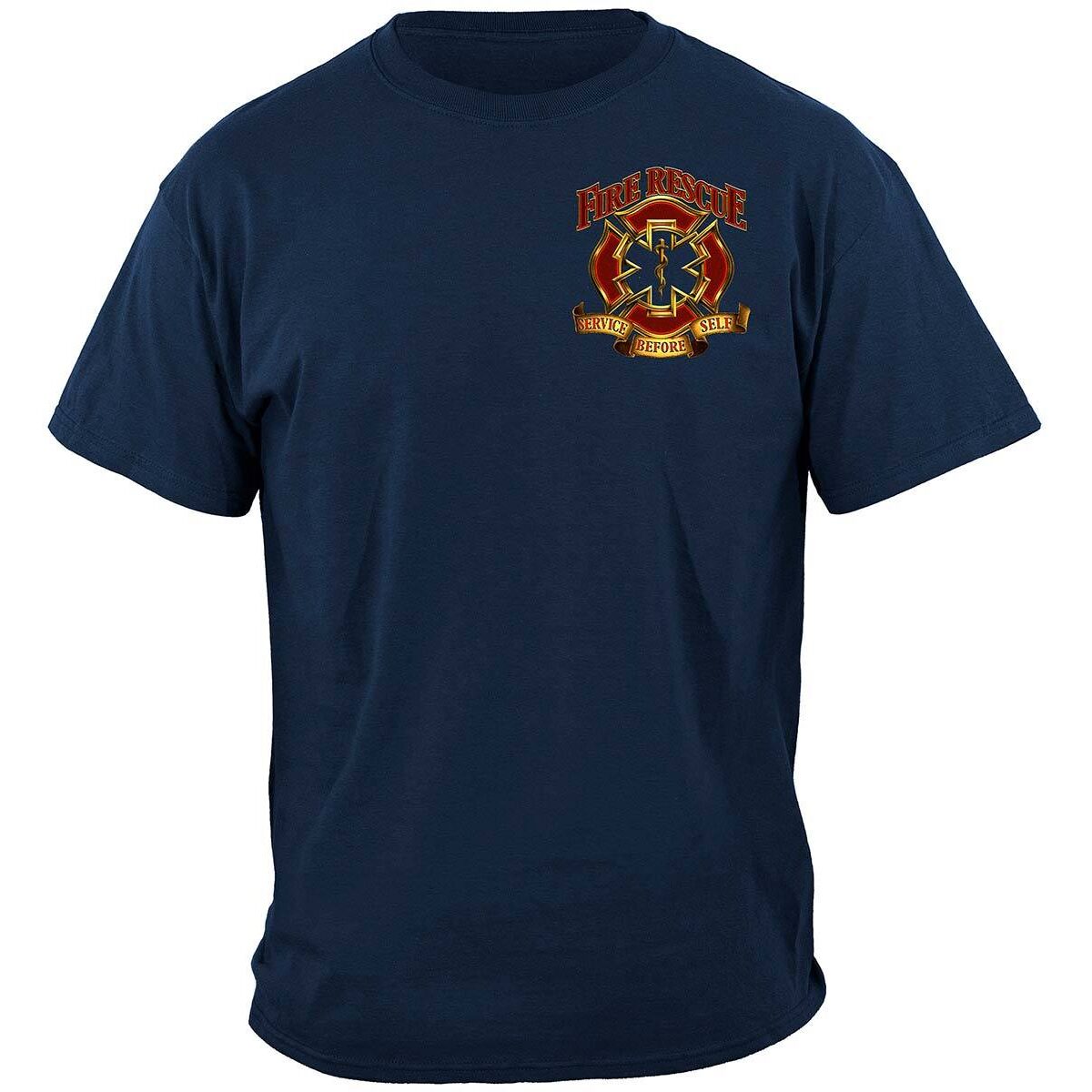 Service Before Self Fire Rescue T-shirt | Firefighter T-Shirt