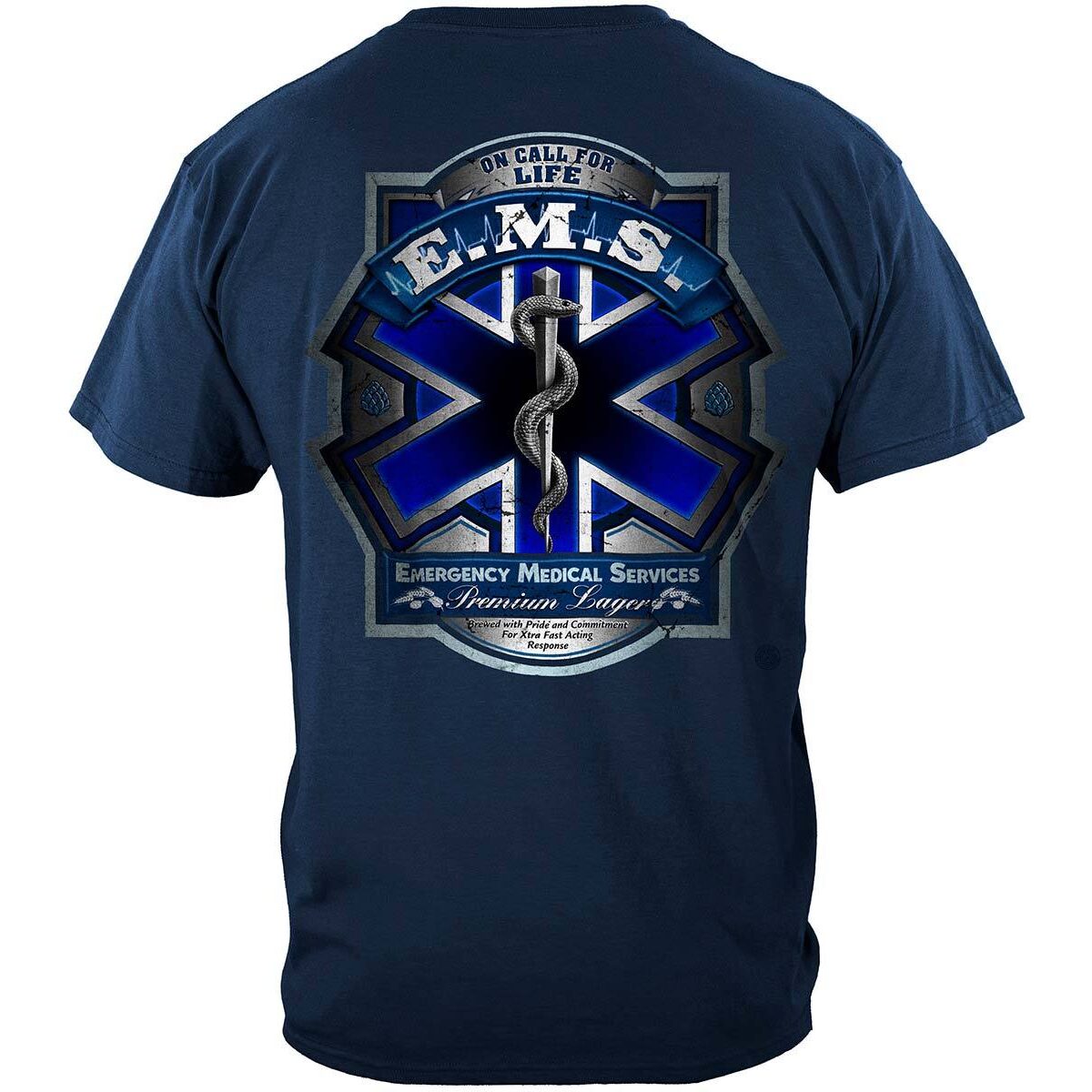 EMS On Call for Life Premium Lager T-Shirt