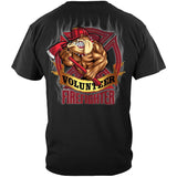 Volunteer Firefighter Bulldog T-shirt