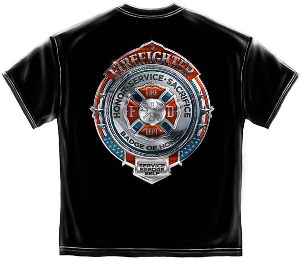 Firefighter Badge of Honor T-shirt