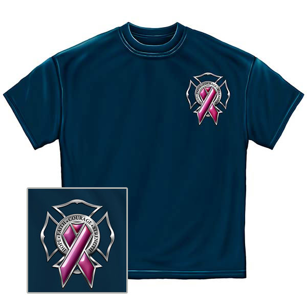 Firefighter Fight for a Cure Breast Cancer Awareness T-shirt