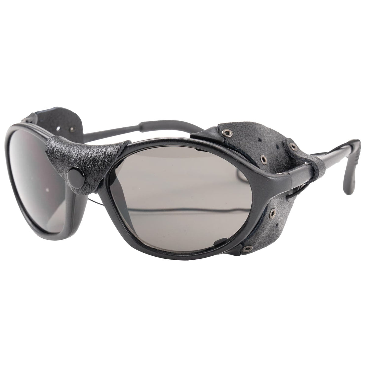 Glaciar Sunglasses with Leather Wind Guard