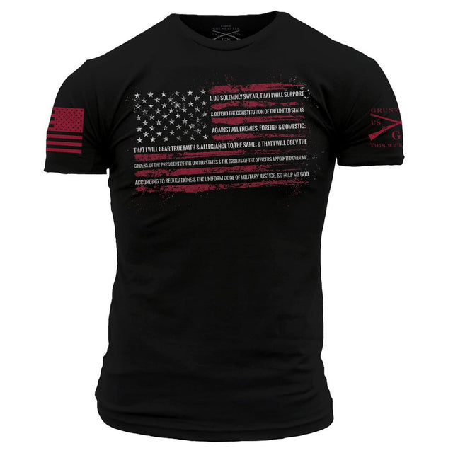 Grunt Style The Oath US Flag T-Shirt