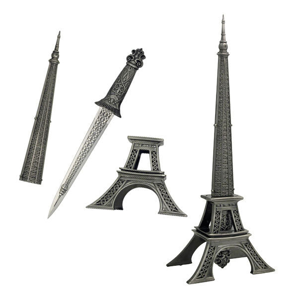 Eiffel Tower Model with Hidden Dagger