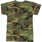 Kids Woodland Camo Short Sleeve T-shirt