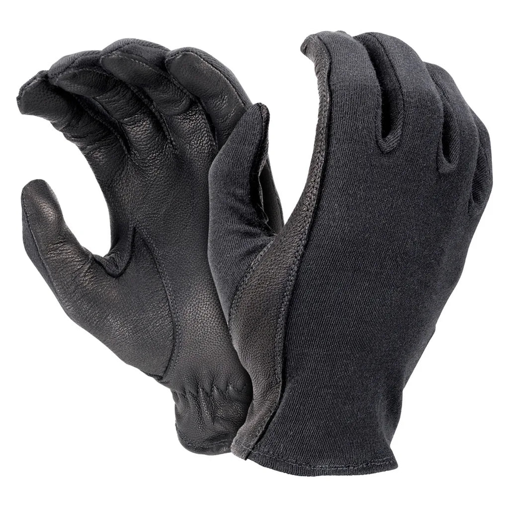 Hatch KSG500 Tactical Pull-On Operator gloves — pair with palm and back views