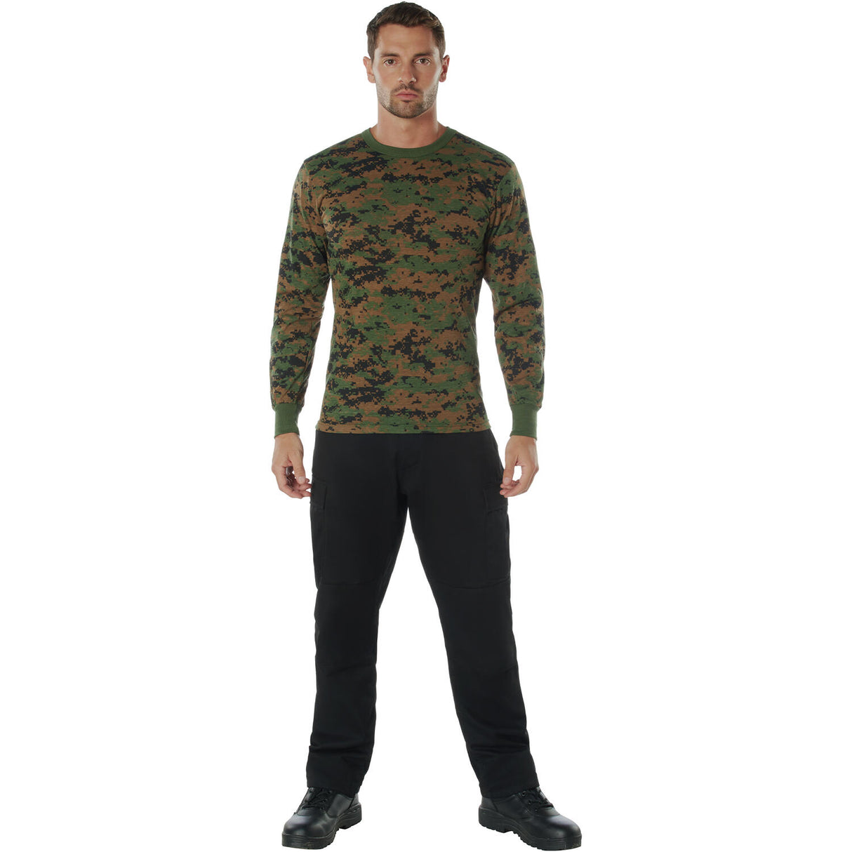 Long Sleeve Digital Camo T-Shirt
