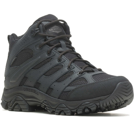 Merrell Moab 3 Mid Black Waterproof Tactical Boot