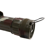 Basic Issue Woodland Camouflage D-Cell Anglehead Military Type Flashlight