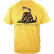 Don't Tread on Me Military T-shirt - Yellow