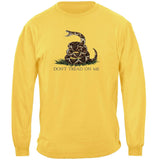 Yellow Don't Tread on Me Long Sleeve T-Shirt