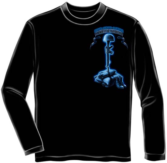 In Memory of Our Fallen Brothers Military Long Sleeve T-shirt