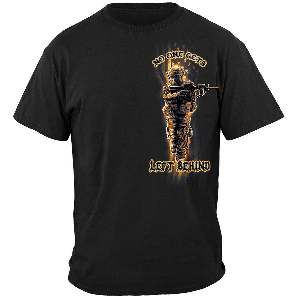No One Gets Left Behind Military T-shirt