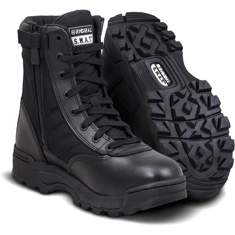 Original SWAT Classic 9-inch Zip Black Tactical Boot