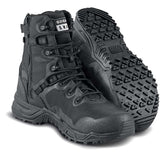 Original S.W.A.T. Alpha Fury 8-inch Side-Zip Safety Toe Men's Black Tactical Boot