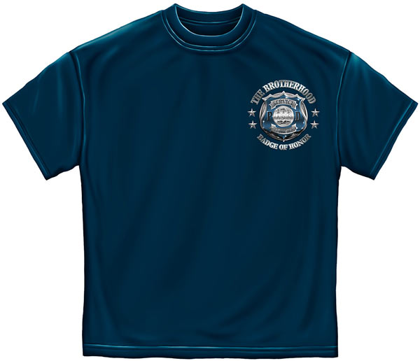 Police Badge of Honor T-shirt