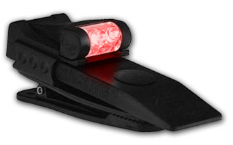 Quiqlite Red - White Hands free LED light with strobe