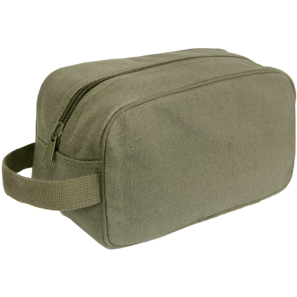 Vintage Military Style Canvas Toiletry Bag