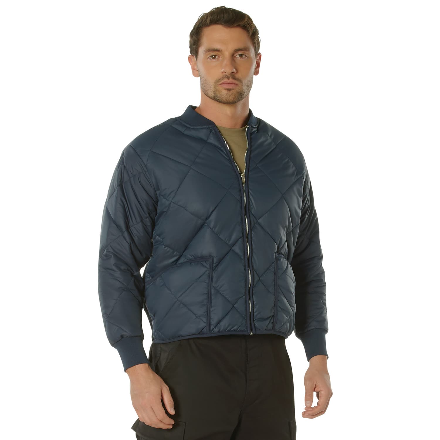 Rothco Diamond Nylon Quilted Bomber Jacket