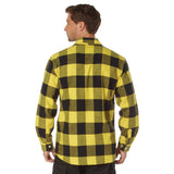 Heavyweight Yellow Buffalo Plaid Flannel Shirt