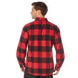Red Heavyweight Buffalo Plaid Flannel Shirt