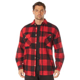 Red Heavyweight Buffalo Plaid Flannel Shirt