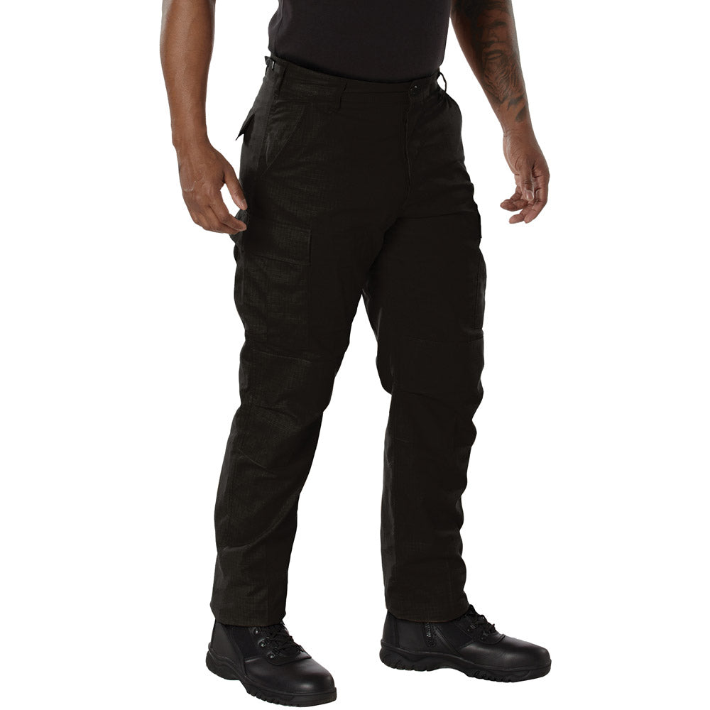 Rothco Army Style BDU Cargo Pants - Black — Dave's New York