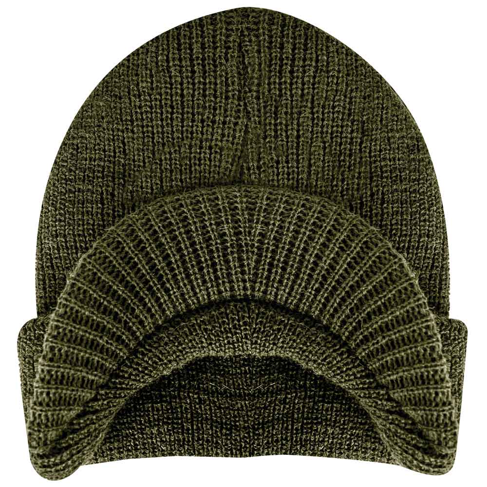 Rothco Watch Cap with Brim: WWII-Inspired Wool Hat