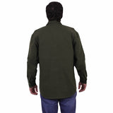Heavyweight Solid Flannel Button Down Shirt