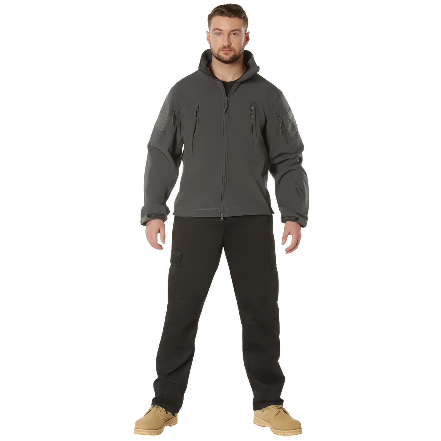 Spec-Ops Tactical Grey Softshell Jacket
