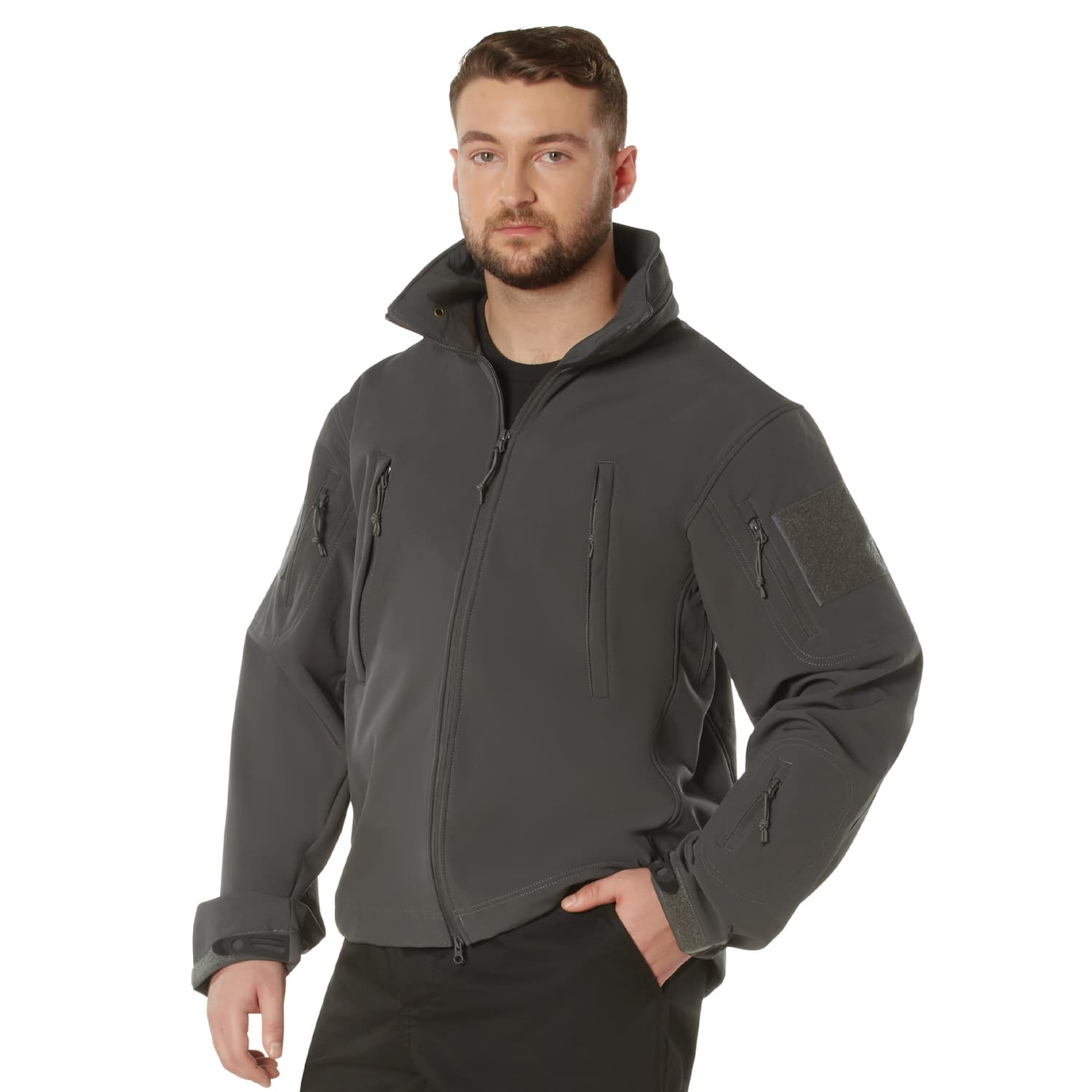 Spec-Ops Tactical Grey Softshell Jacket