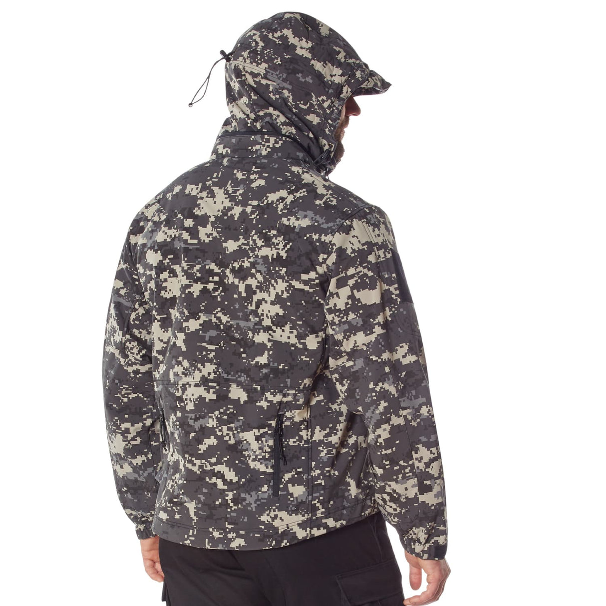 Special Ops Subdued Urban Digital Camo Tactical Soft Shell Jacket