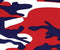 Red White & Blue Camouflage