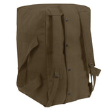 Tactical Canvas Military Cargo Duffle Bag Backpack