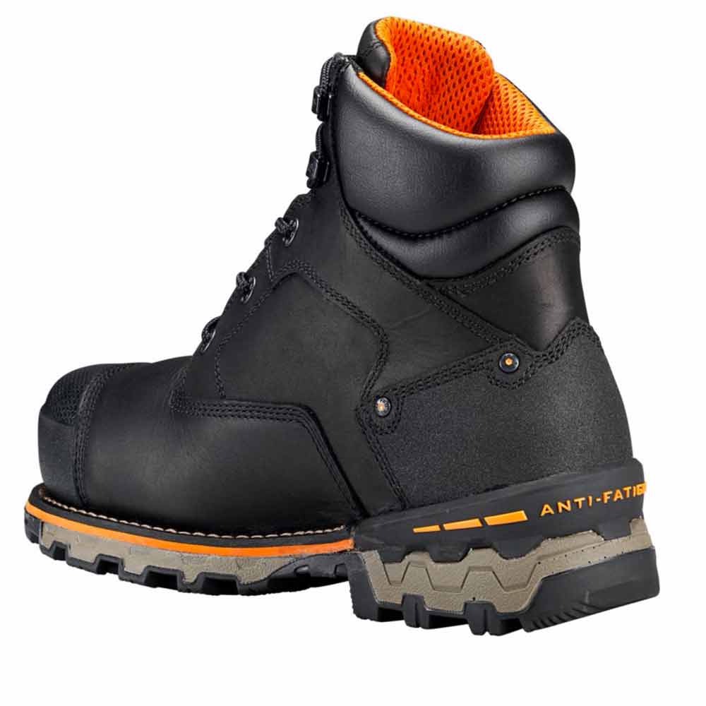 Timberland Black Boondock 6-inch Composite Safety Toe Waterproof Work Boots