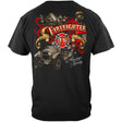 Always Ready Antique Firefighter T-Shirt - Black