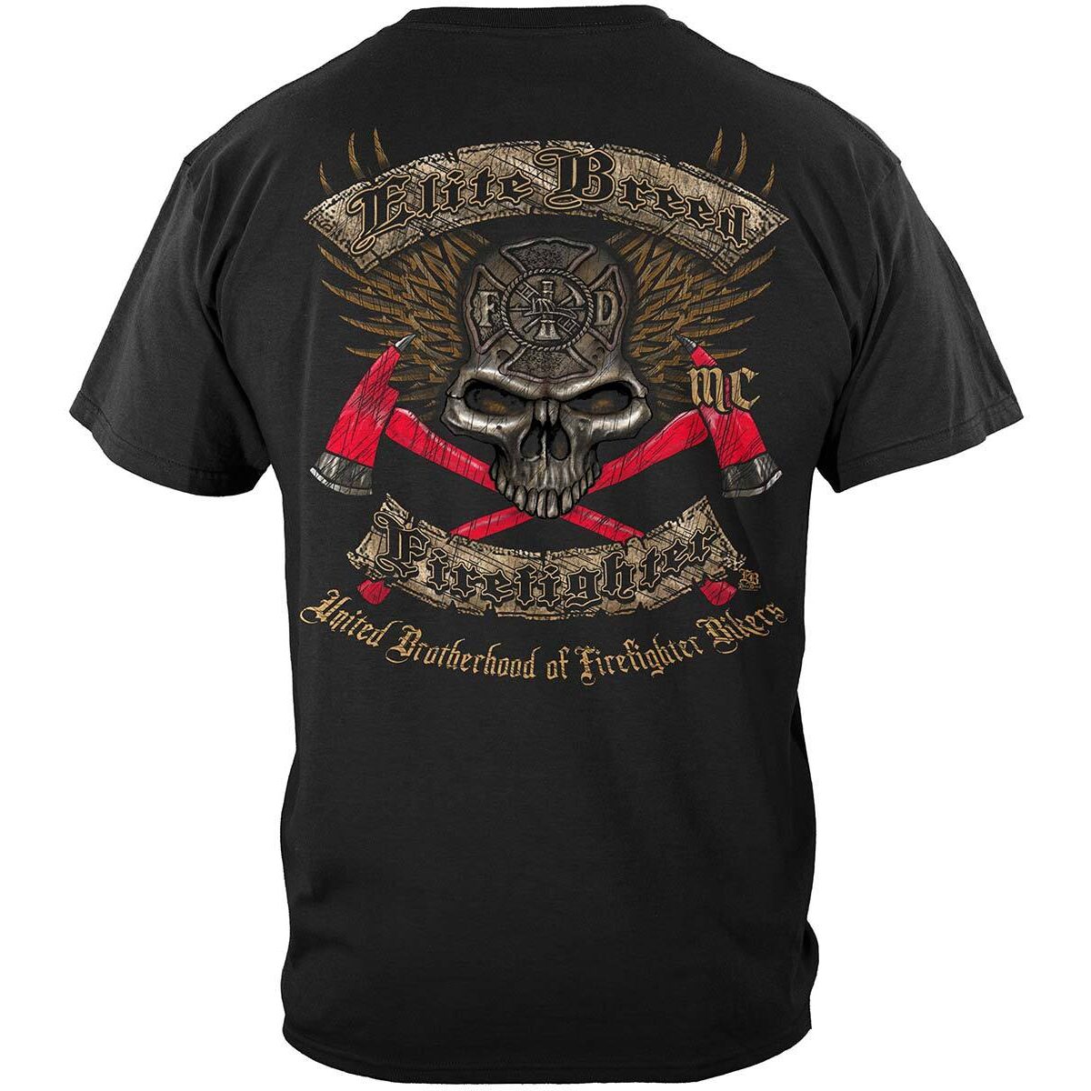 Elite Breed United Brotherhood of Firefighter Bikers T-Shirt