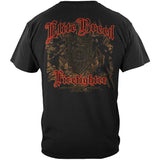 Elite Breed Born a Firefighter T-Shirt - Black