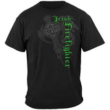 Elite Breed Irish Dragon Firefighter T-Shirt - Black