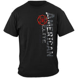 American Elite Firefighter T-Shirt - Black