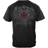 Elite Breed Fire Rescue Rise Above Fear T-Shirt - Black