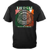 Elite Breed Irish American Police T-Shirt - Black