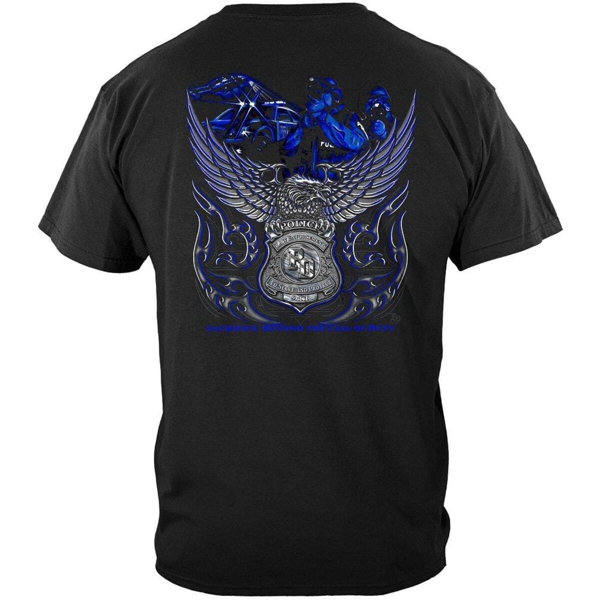 Sacrifice Beyond the Call of Duty Law Enforcement T-Shirt
