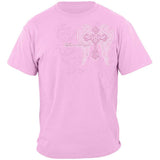 Firefighter Fire Angel Pink Ladies T-Shirt