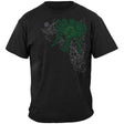 Firefighter Fire Angel Irish Cross Ladies T-Shirt
