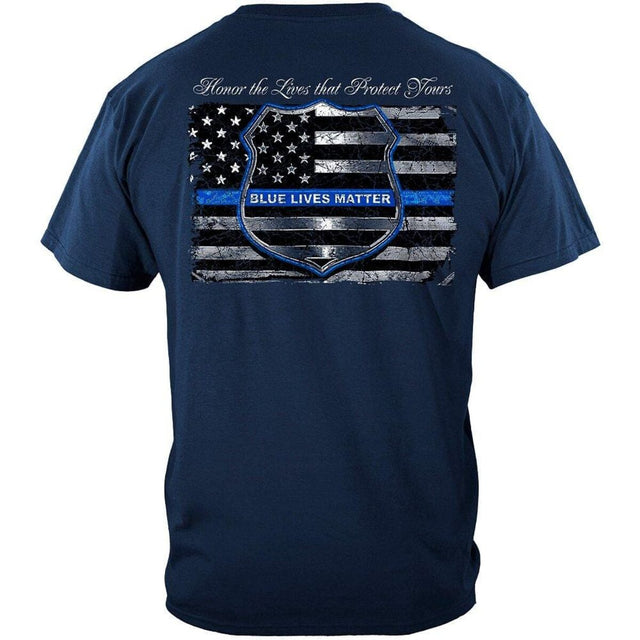 Blue Lives Matter Law Enforcement T-Shirt