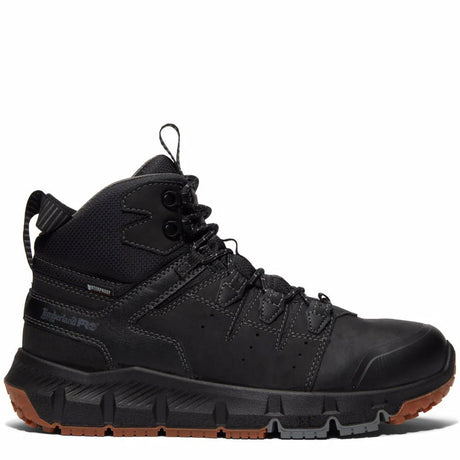 Timberland Tempe 6-inch Soft Toe Waterproof Men's Black Work Boot