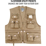 Uncle Milty Outdoor Travel Vest with Pockets