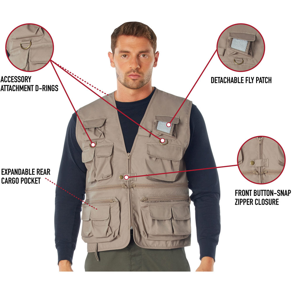 Uncle Milty Outdoor Travel Vest with Pockets