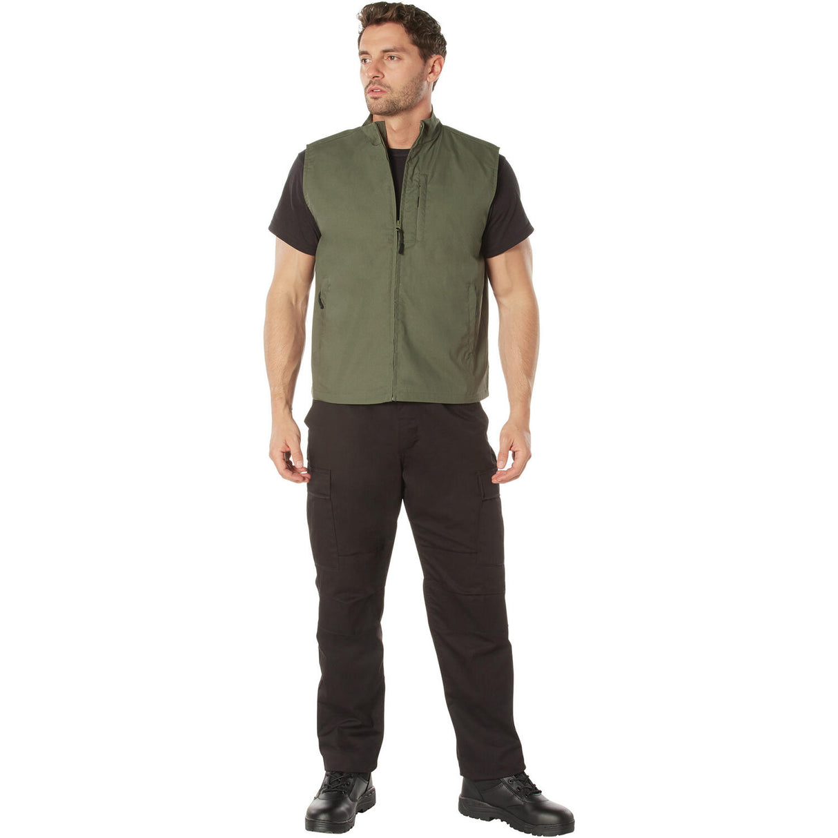 Olive Drab Lightweight Undercover Travel Vest